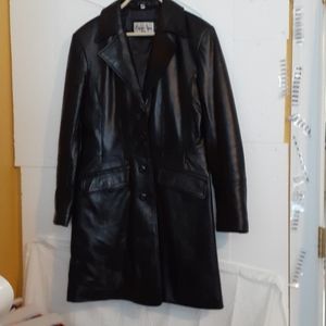 Alberto Duke 3/4 Leather Jacket Woman's Large